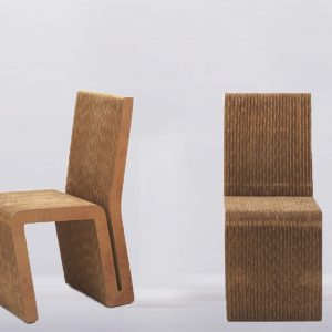 Side Chair, Frank Gehry Cardboard Funitre