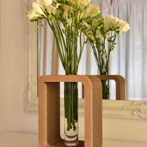 Cardboard Vase Flower Holder