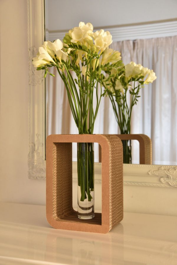 Cardboard Vase Flower Holder