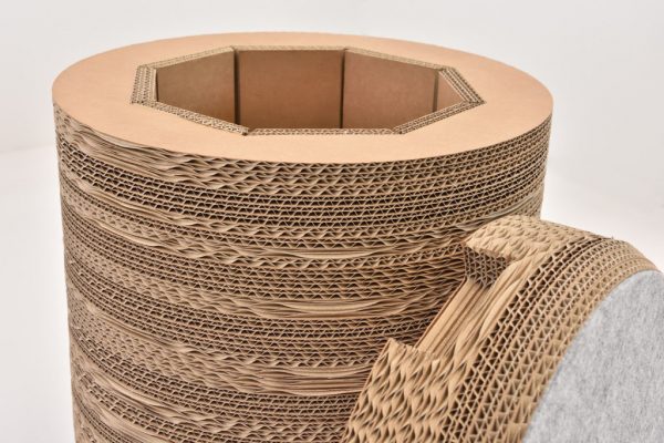 Pouf Round Box Small Rose - Image 4