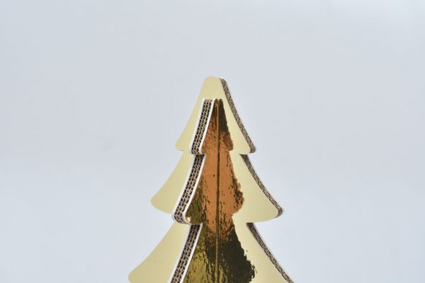 Cardboard Christmas Tree H45 Gold - Image 4