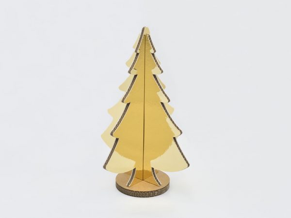Cardboard Christmas Tree H45 Gold - Image 3